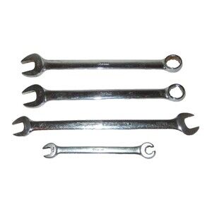 4 Vintage Snap-On Combination Wrenches Miscellaneous OEX22 OEX20 LTA1618 RXS10